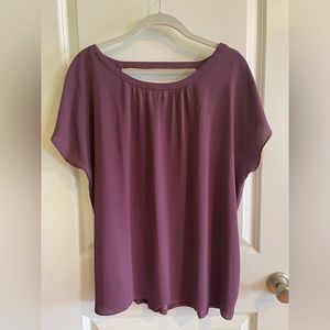 Loft Plum Relaxed-fit Tee